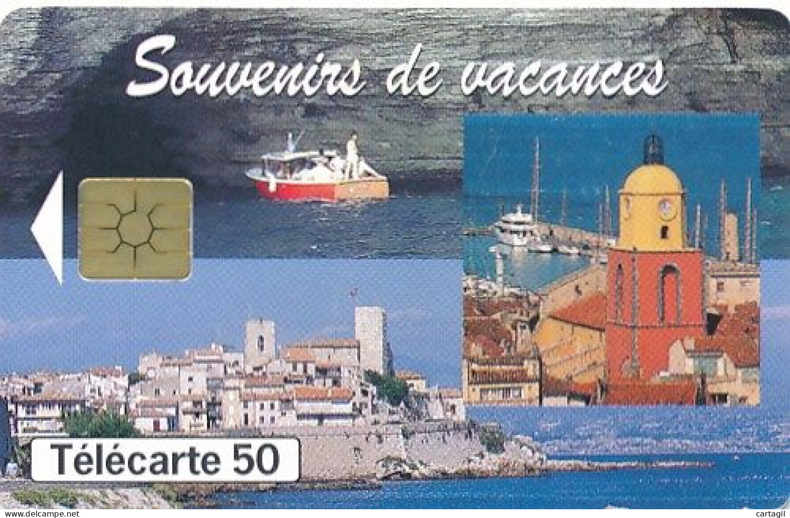 Télécarte France (07/99) Souvenirs De Vacances (visuel, Puce,  état, Unités, Etc Voir Scan) + Port - Non Classés