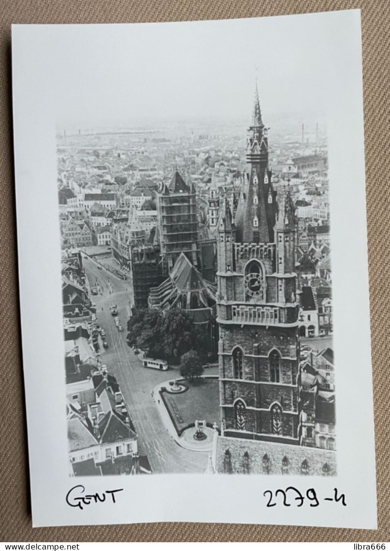 GENT - Het Belfort - 14,5 X 10 Cm. (REPRO PHOTO ! Zie Beschrijving, Voir Description, See Description) ! - Lieux