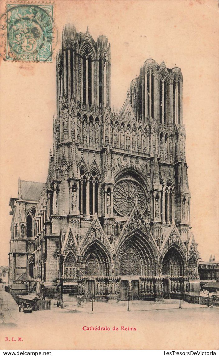 FRANCE - Reims - Cathédrale - Carte Postale Ancienne - Reims