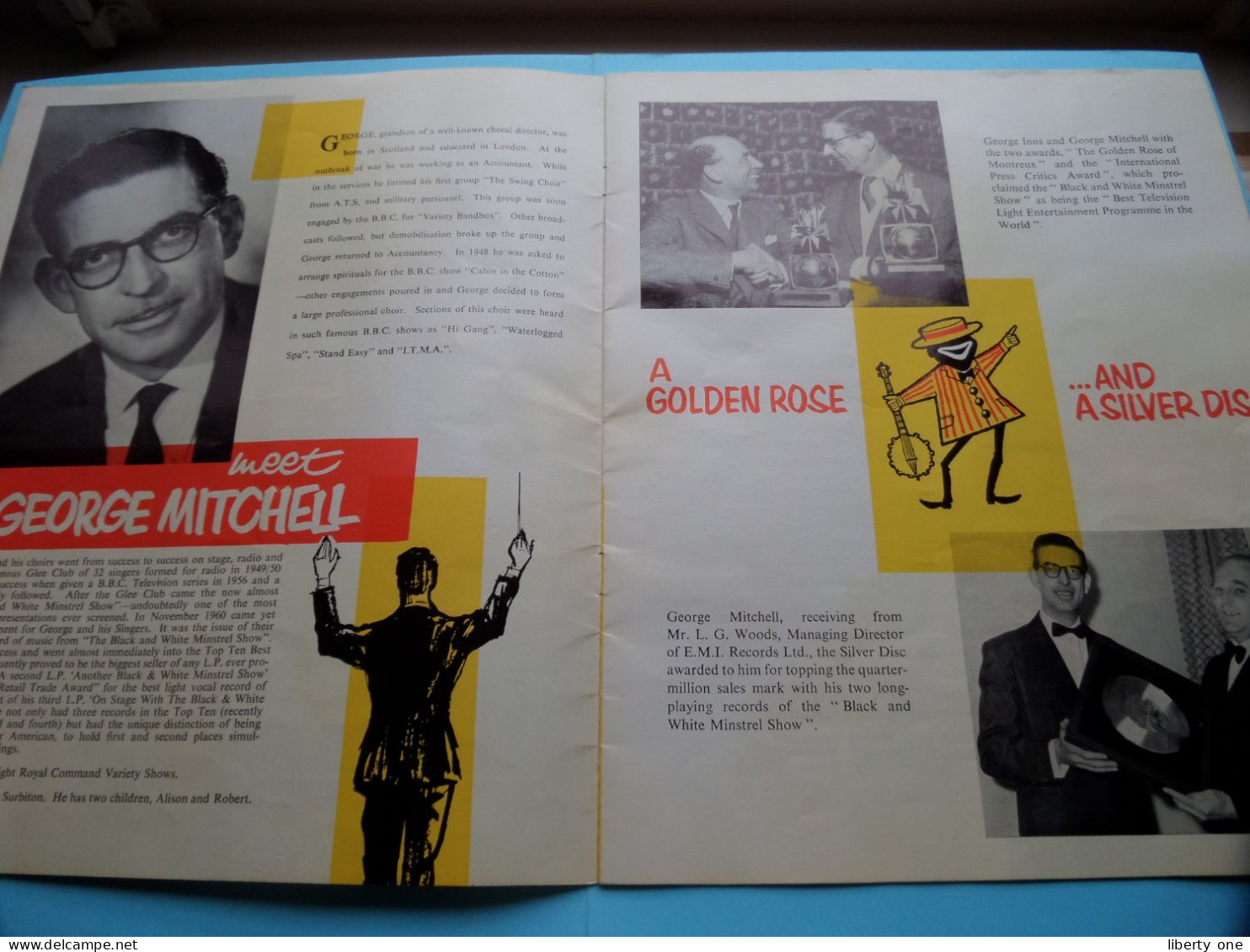 The BLACK & WHITE MINSTREL SHOW > Souvenir Brochure 2'6 ( Robert Luff ) Anno 19?? ( See SCANS Of All Pages ) ! - Programmi