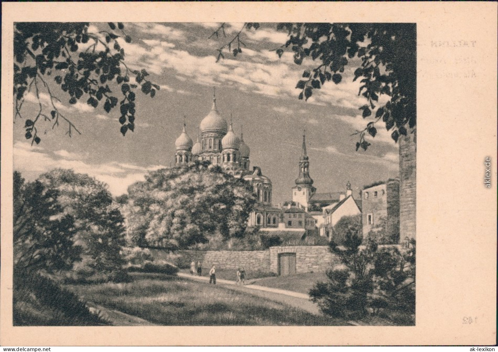Reval Tallinn (&#1056;&#1077;&#1074;&#1077;&#1083;&#1100;) Alexander-Newsky-Kathedrale Und Domkirche 1930 - Estonia