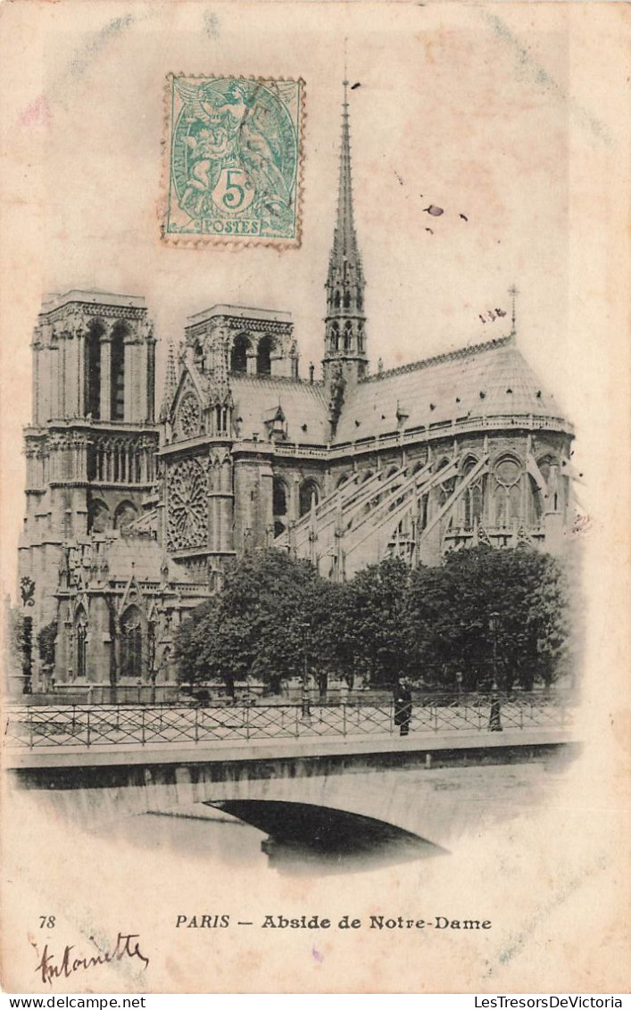 FRANCE - Paris - Abside De Notre Dame - Carte Postale Ancienne - Notre Dame Von Paris