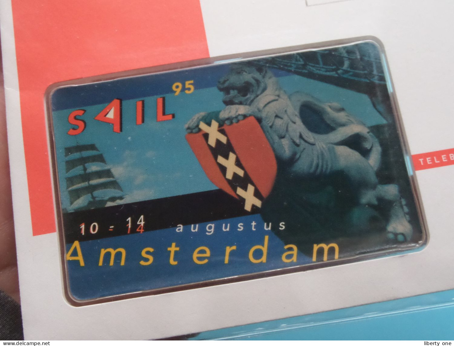 SAIL '95 AMSTERDAM > 10-14 Augustus 1995 ( NL ) Telebrief ( See SCANS ) ! - Boten