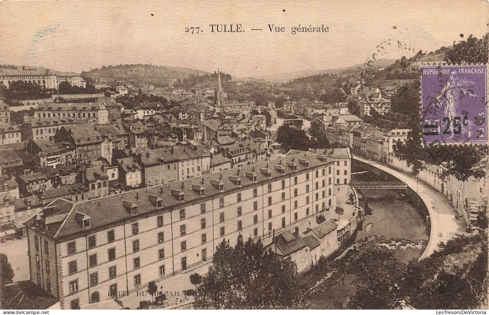 FRANCE - Tulle - Vue Générale De La Ville - Carte Postale Ancienne - Tulle