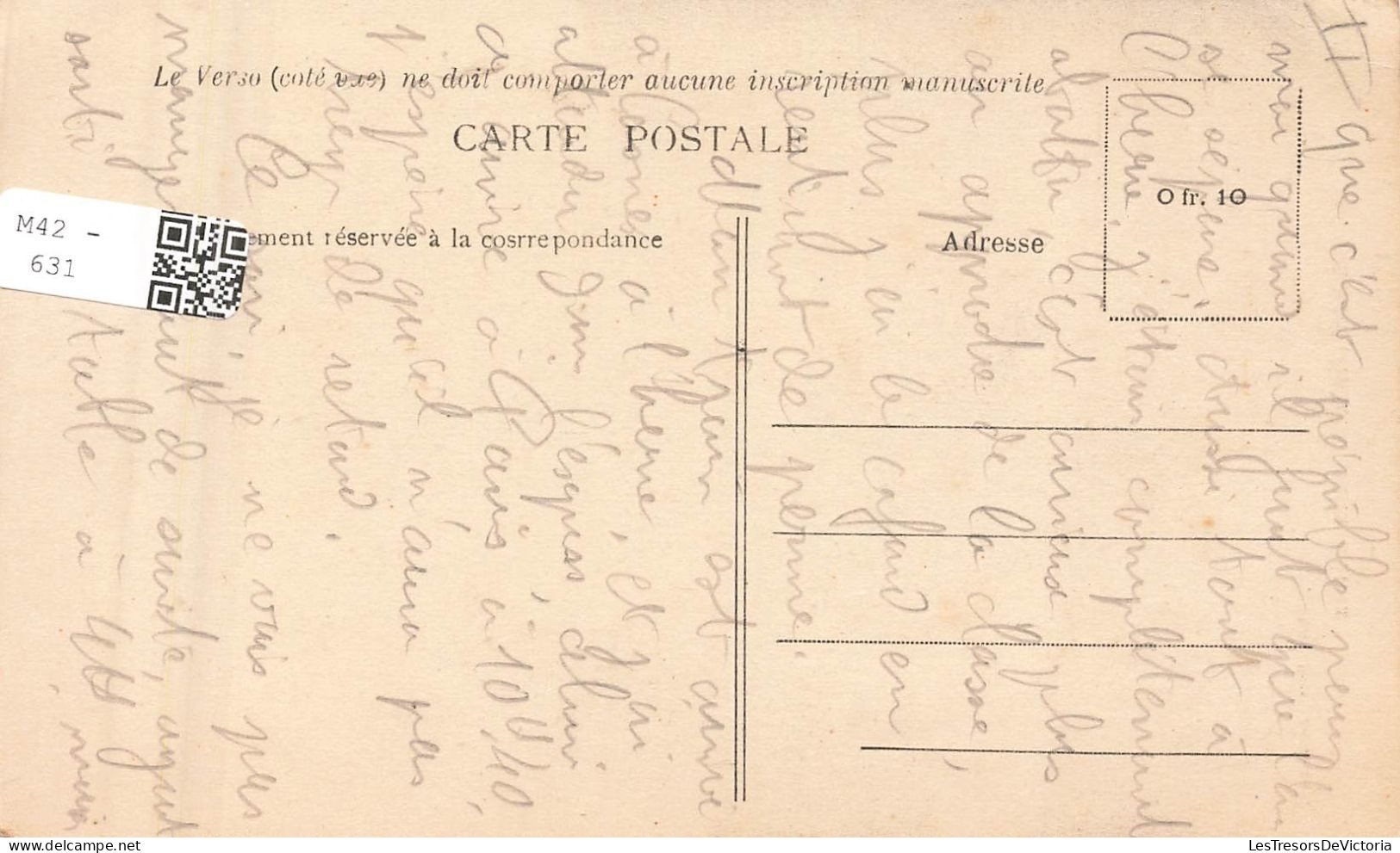 FRANCE - Cravant (Yonne) - Vue Générale à L'extérieur Sur L'ancien Château - Carte Postale Ancienne - Auxerre