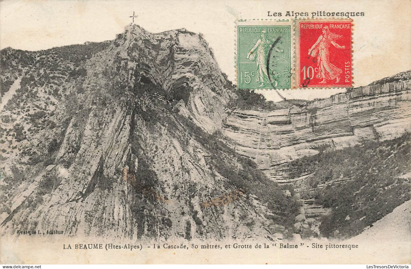 FRANCE - Le Beaume - Vue Générale De La Cascade Et La Grotte De La Balme - Site Pittoresque - Carte Postale Ancienne - Sonstige & Ohne Zuordnung