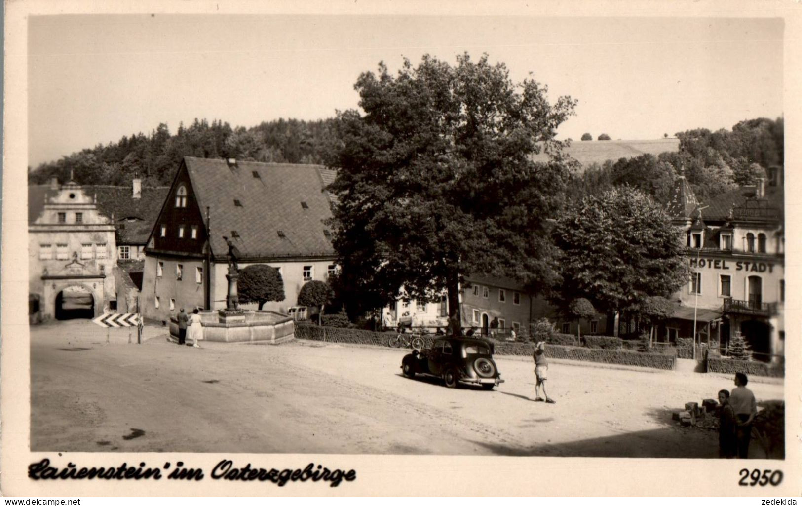 H0787 - Lauenstein - Auto Car Oldtimer - W. Kenne Handabzug - Lauenstein