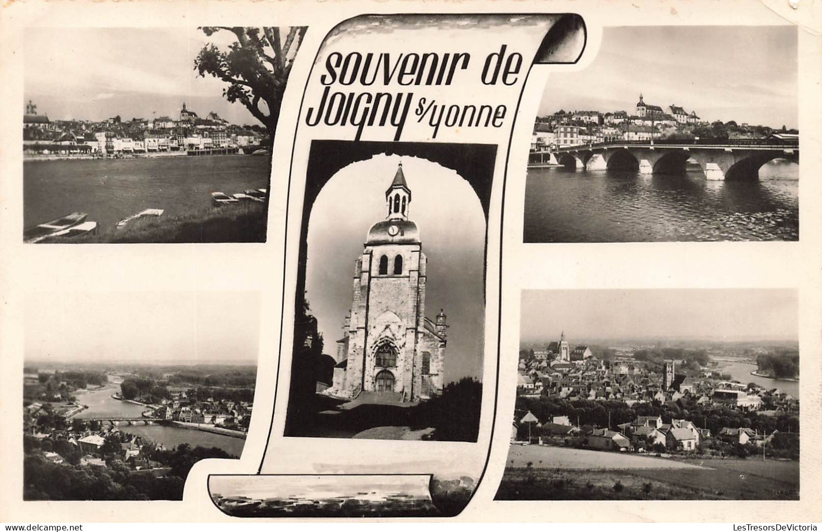 FRANCE - Souvenir De Joigny Sur Yonne (Yonne)  - Multivues De Différents Endroits - Carte Postale Ancienne - Joigny