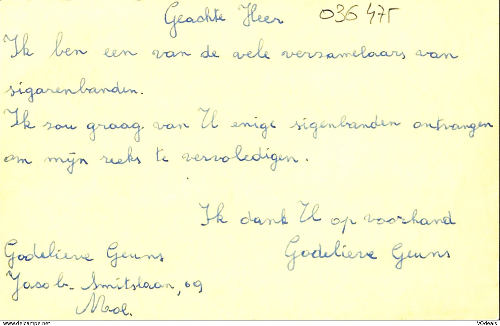 Belgique - Carte Postale - Entier Postal - 196? - Mol - Braan (Holland) - 2 Francs - Tarjetas 1951-..