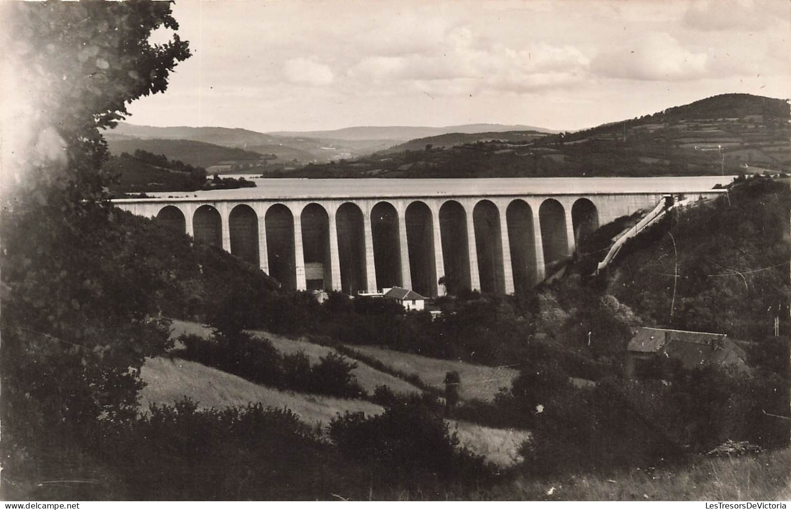 FRANCE - Pannessière (Nièvre) - Vue D'ensemble Sur Le Barrage  - Carte Postale Ancienne - Other & Unclassified