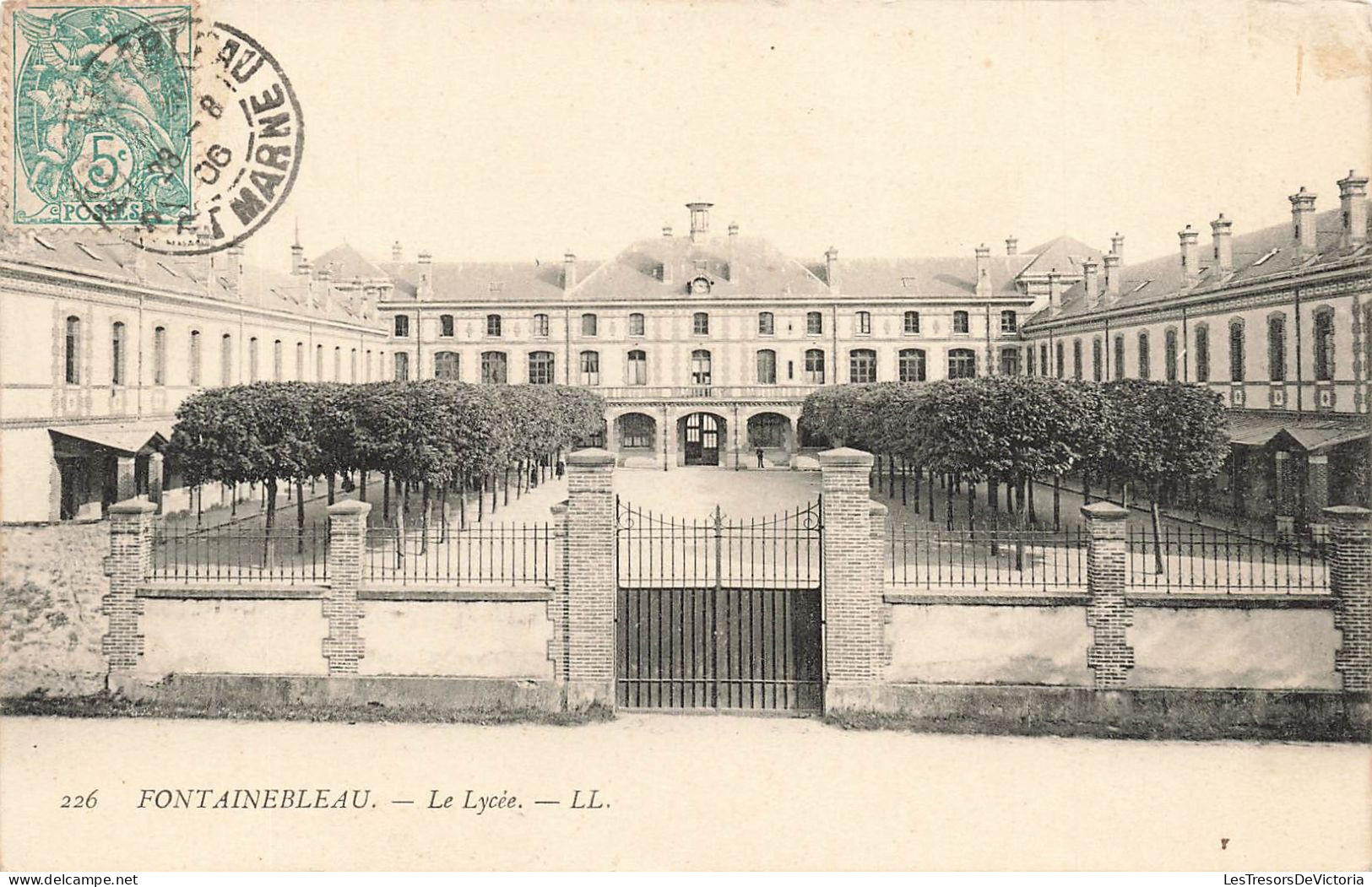 FRANCE - Fontainebleau - Vue Générale Du Lycée - LL  - Carte Postale Ancienne - Fontainebleau