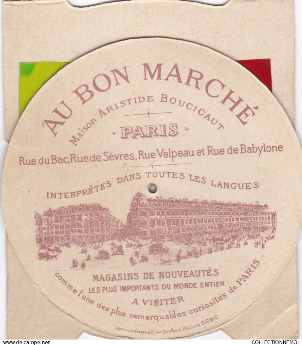 CHROMOS A SYSTEME ""  AU BON MARCHE  "" ,,, Au LUXEMBOURG - Au Bon Marché