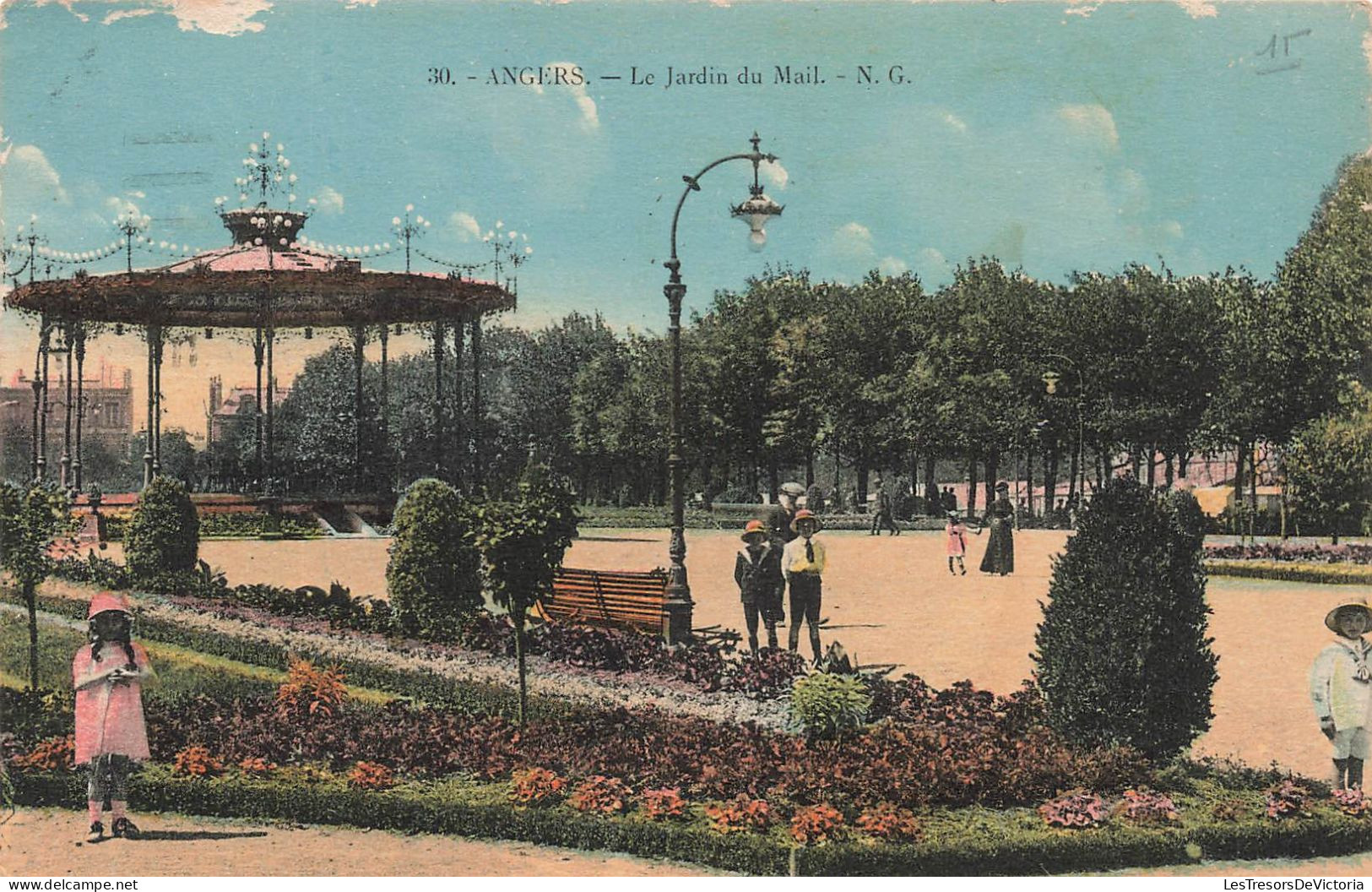 FRANCE - Angers - Le Jardin Du Mail - Carte Postale Ancienne - Angers