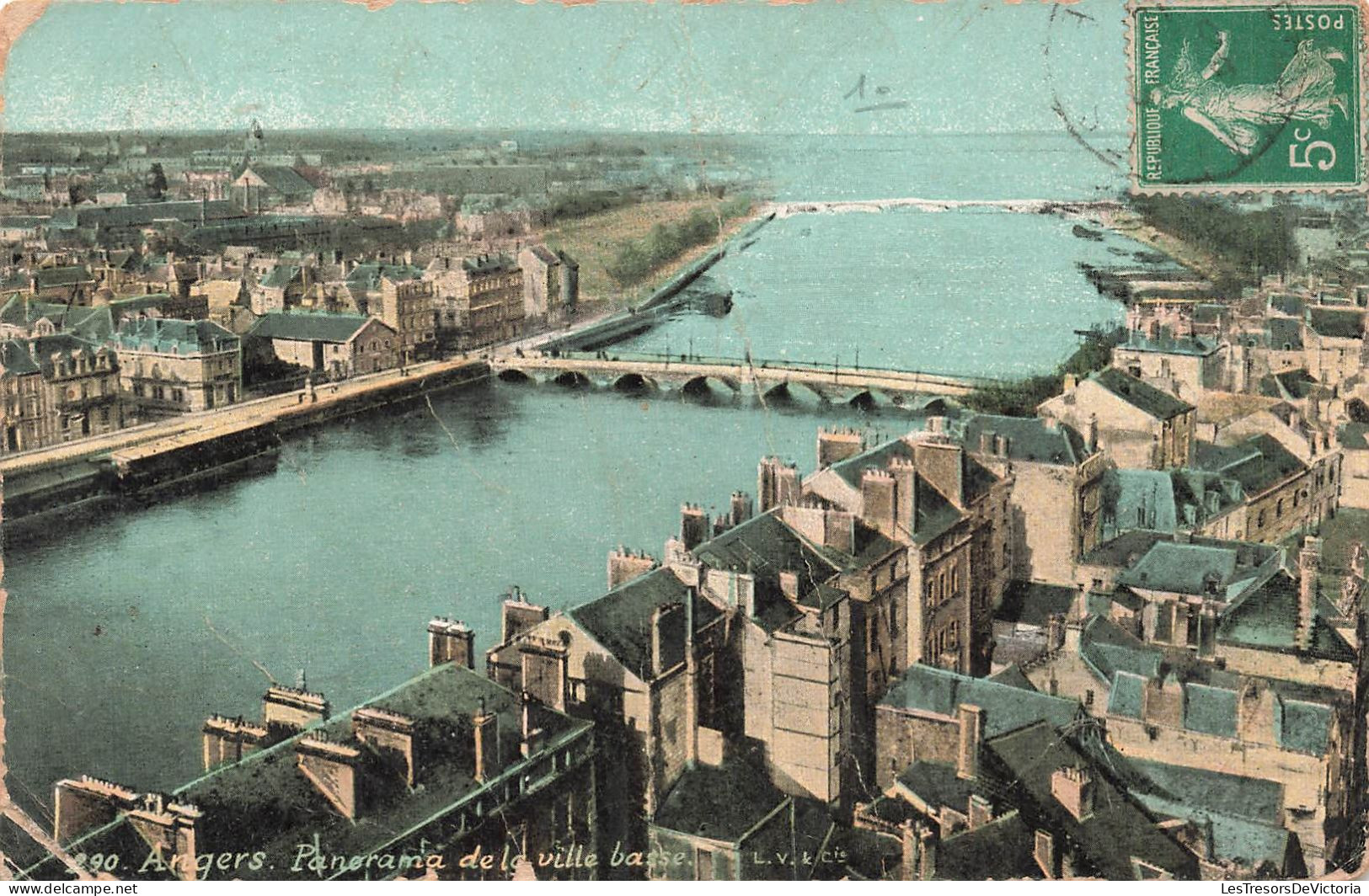 FRANCE - Angers - Panorama De La Ville Basse - Carte Postale Ancienne - Angers