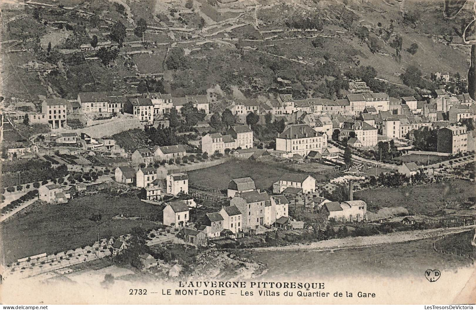 FRANCE - Le Mont Dore - Vue Sur Les Villas Du Quartier De La Gare - L'Auvergne Pittoresque - Carte Postale Ancienne - Le Mont Dore