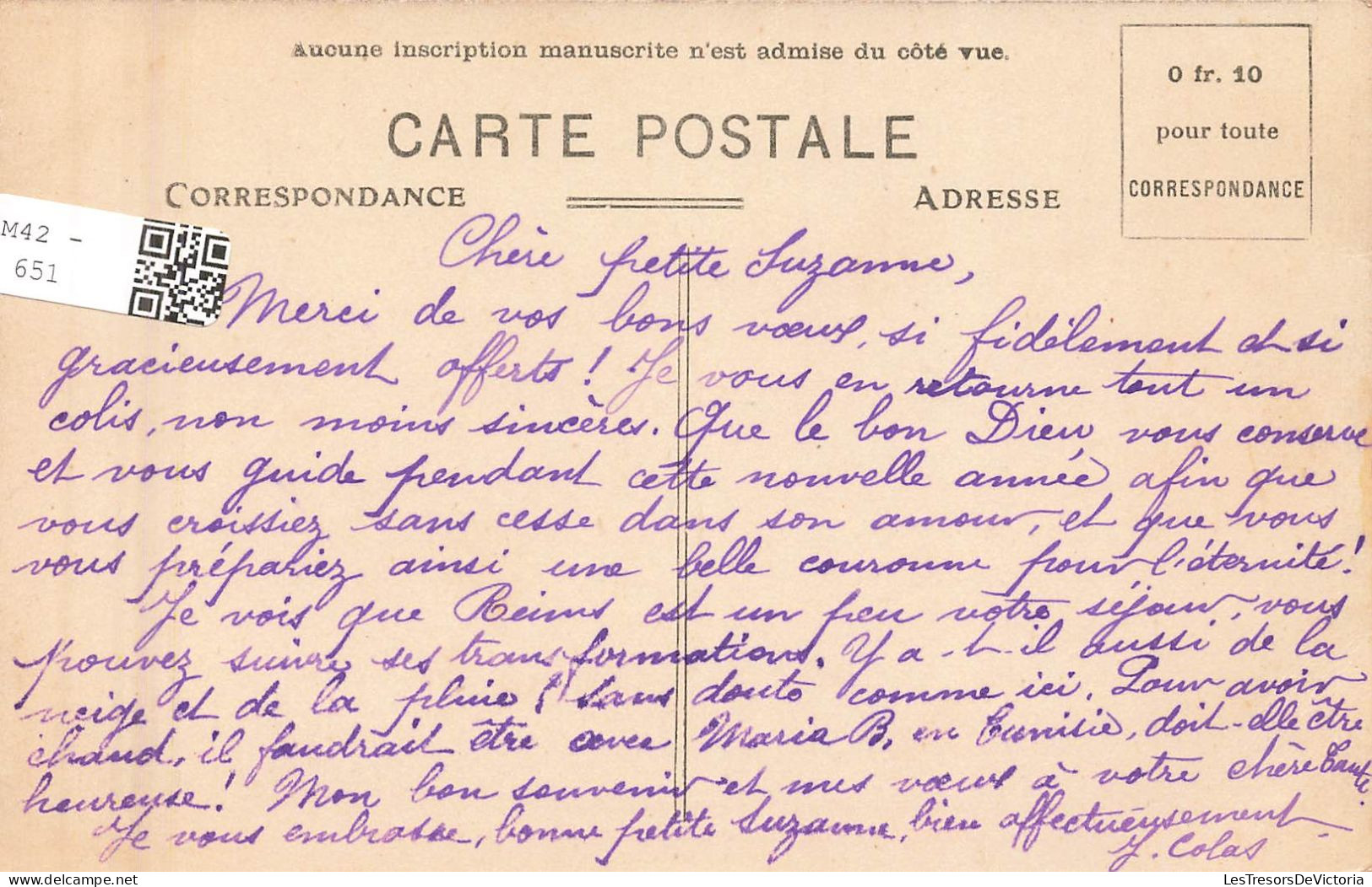 FRANCE - Corbigny - Institution De Jeunes Filles - Vue Sur La Chapelle - Vue à L'intérieur - Carte Postale Ancienne - Corbigny