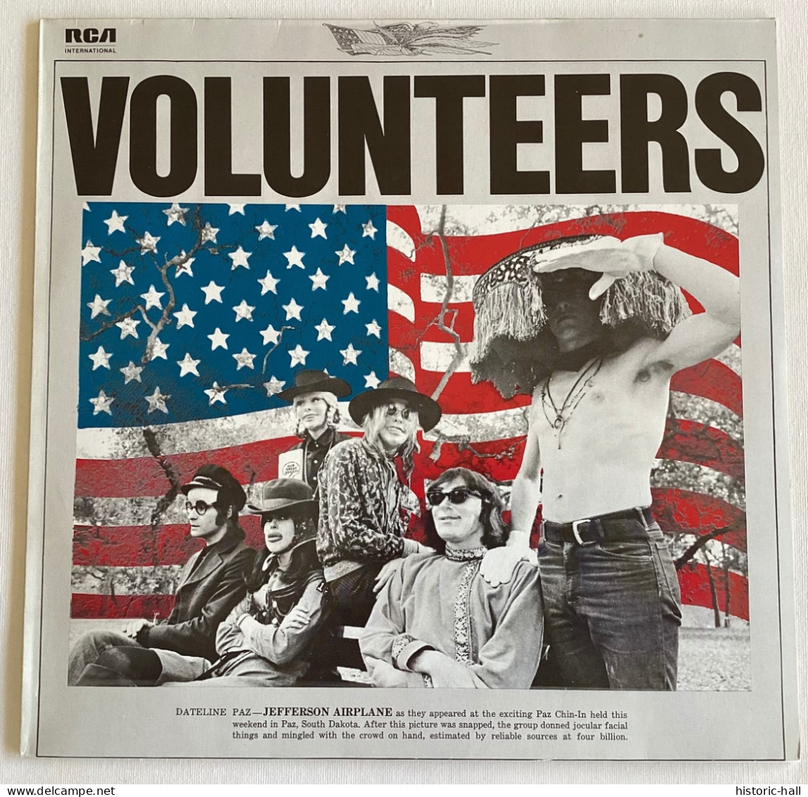 JEFFERSON AIRPLANE - Volunteers - LP - 1969/80 - German  Press - Rock