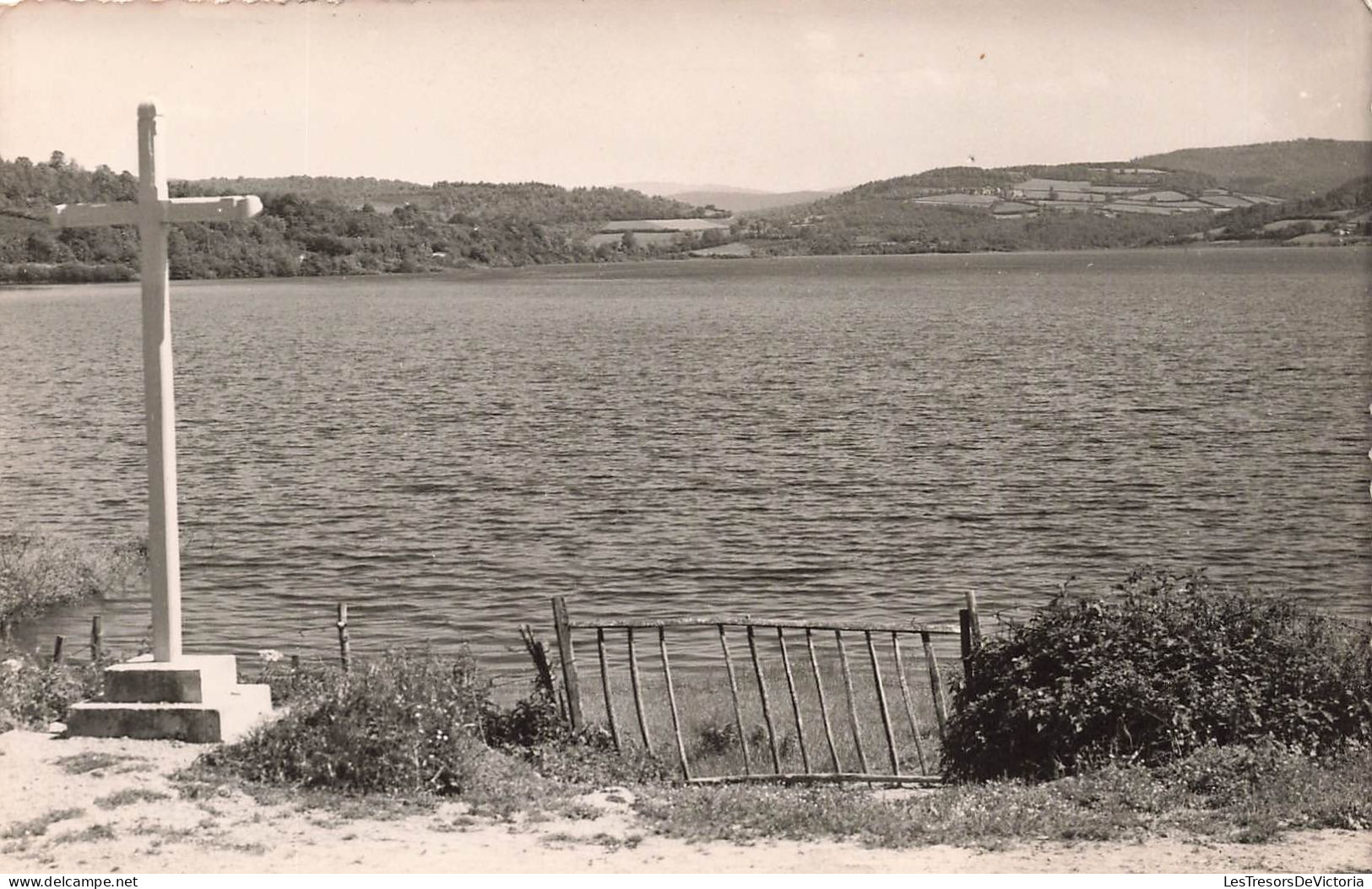 FRANCE - Vue Générale Du Barrage De Pannesières Chaumard (Nièvre) - Le Lac - Carte Postale Ancienne - Chateau Chinon