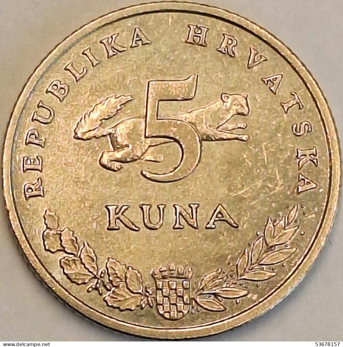 Croatia - 5 Kuna 2001, KM# 11 (#3566) - Kroatië