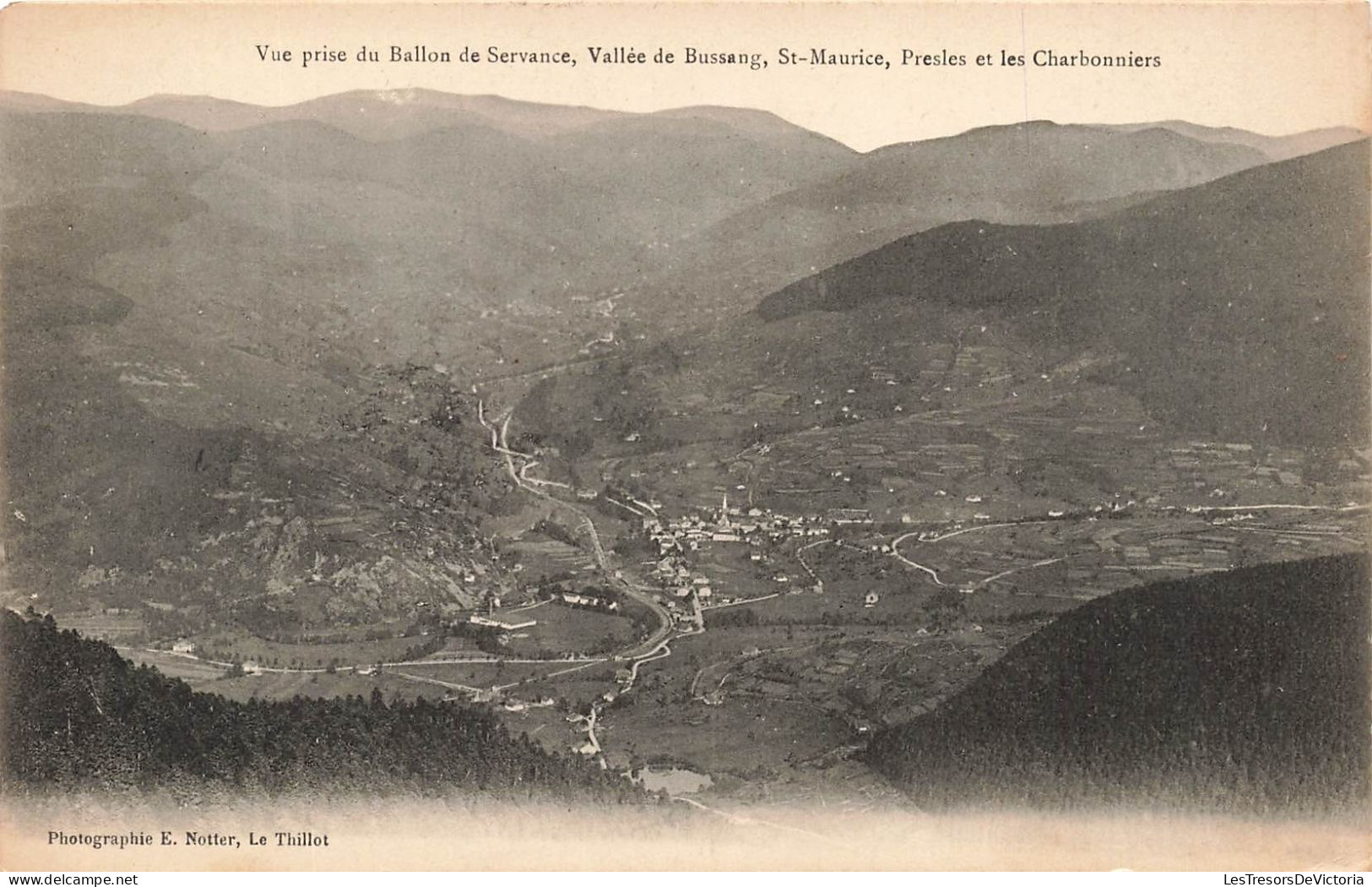 FRANCE - Vallée De Bussang - Saint-Maurice - Presles Et Les Charbonniers - Ballon De Servance - Carte Postale Ancienne - Autres & Non Classés