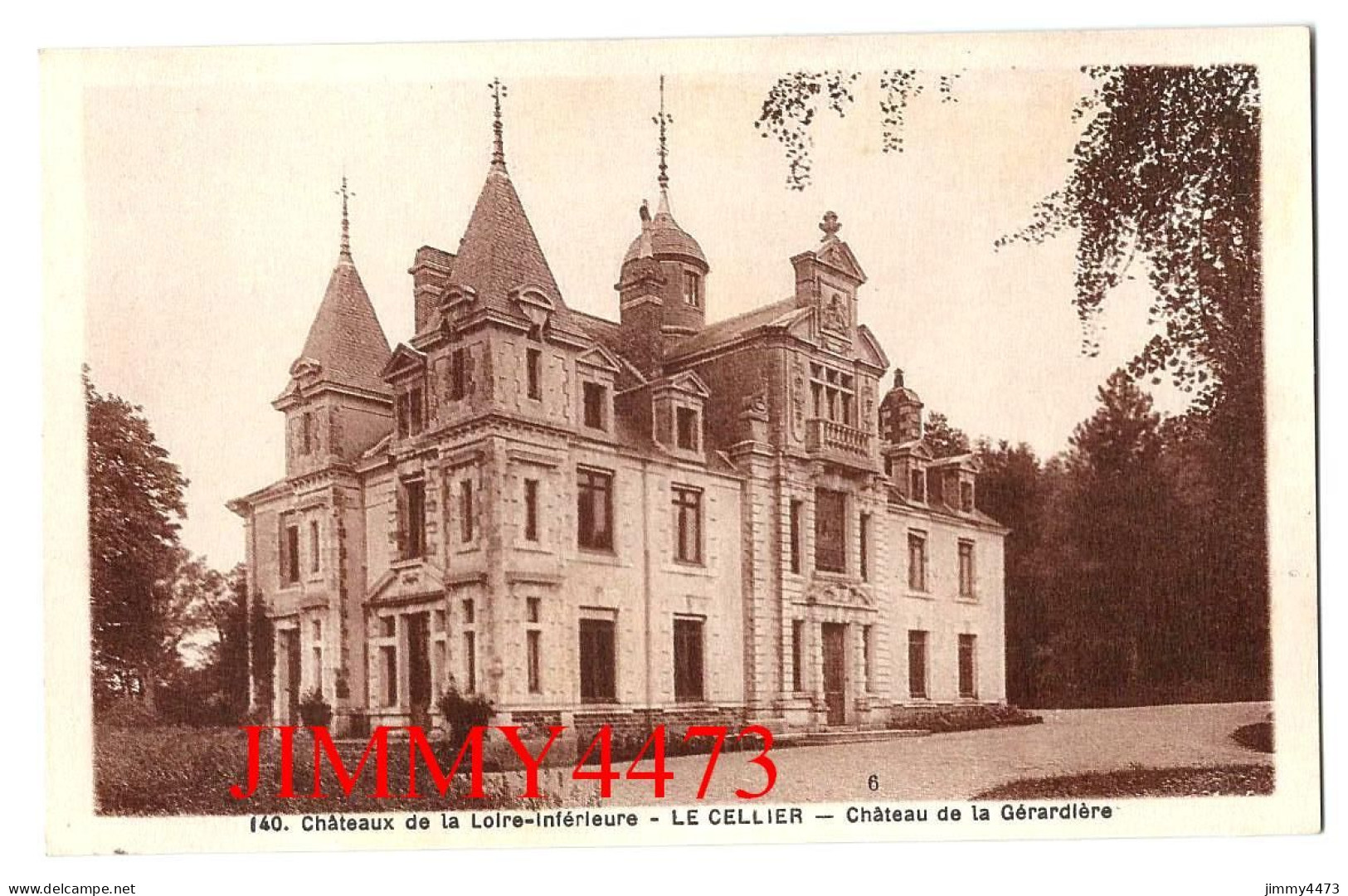 CPA - LE CELLIER (Loire-Inf.) Château De La Gérardière - N° 140 - Edit. F. Chapeau - Le Cellier