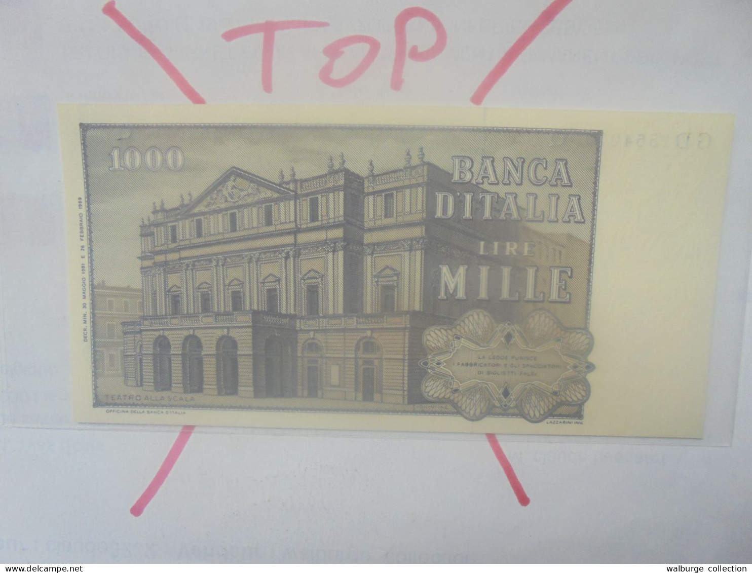 ITALIE 1000 LIRE 1980-81 Neuf (B.33) - 1.000 Lire