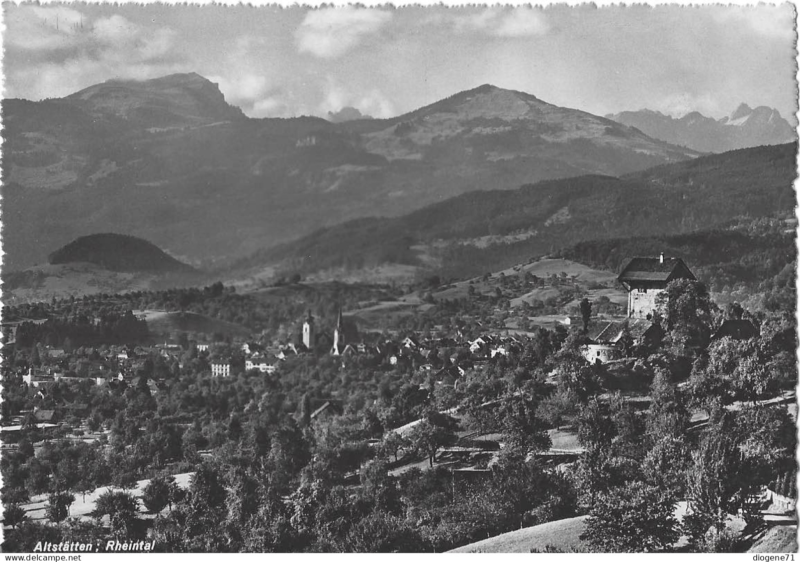 Altstätten  Rheintal 1943 GF Selten - Altstätten