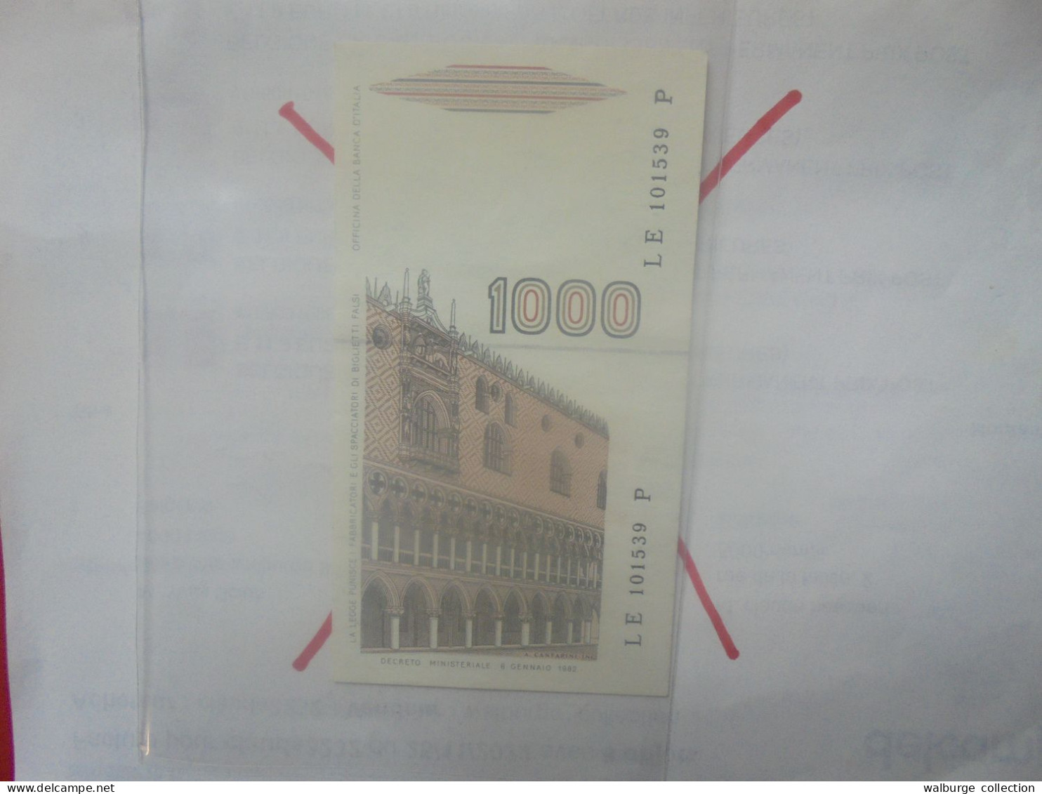 ITALIE 1000 LIRE 1982 Neuf (B.33) - 1000 Liras