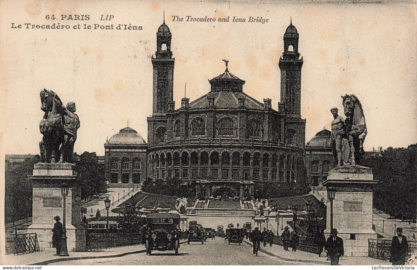 FRANCE - Paris - Vue Sur Le Trocadéro Et Le Pont D'Iéna - Animé - Carte Postale Ancienne - Other & Unclassified