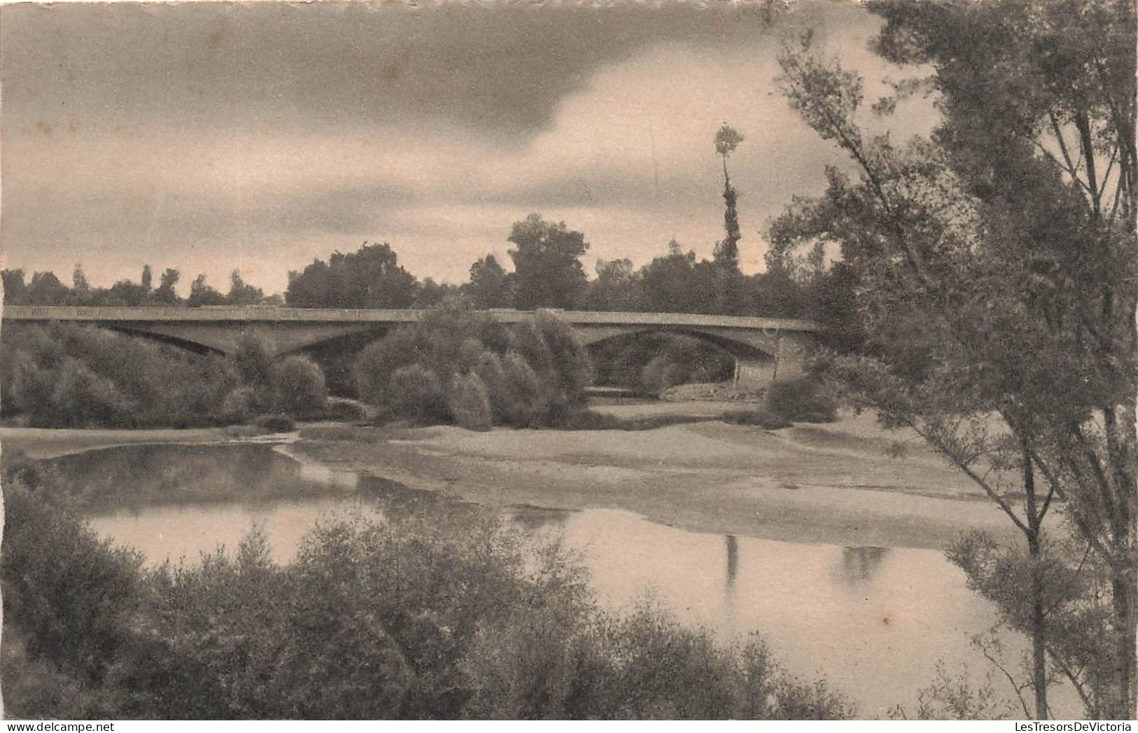 FRANCE - Cosne Sur Loire (Nièvre) - Vue Générale Sur Le Pont Sur La Petite Loire - Carte Postale Ancienne - Cosne Cours Sur Loire