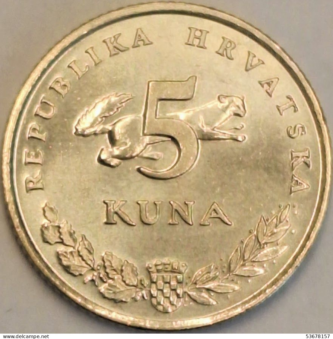 Croatia - 5 Kuna 2007, KM# 11 (#3568) - Croatie