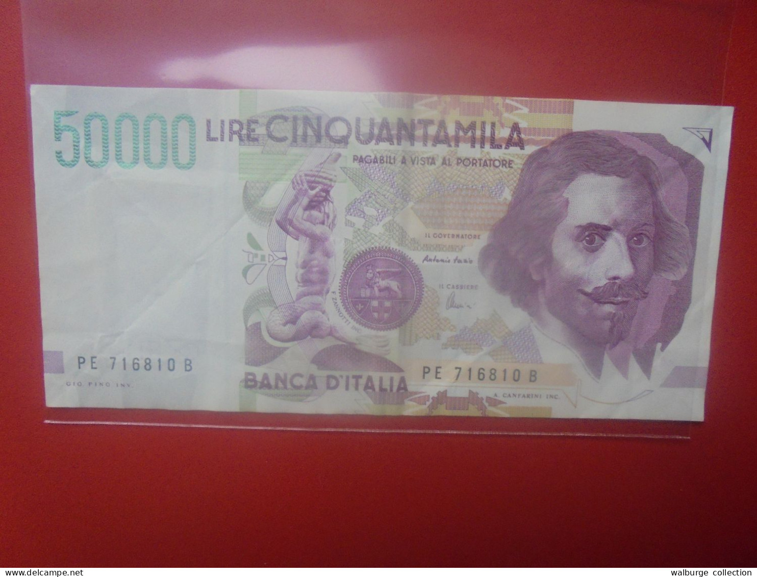 ITALIE 50.000 LIRE 1992 Circuler (B.33) - 50000 Lire