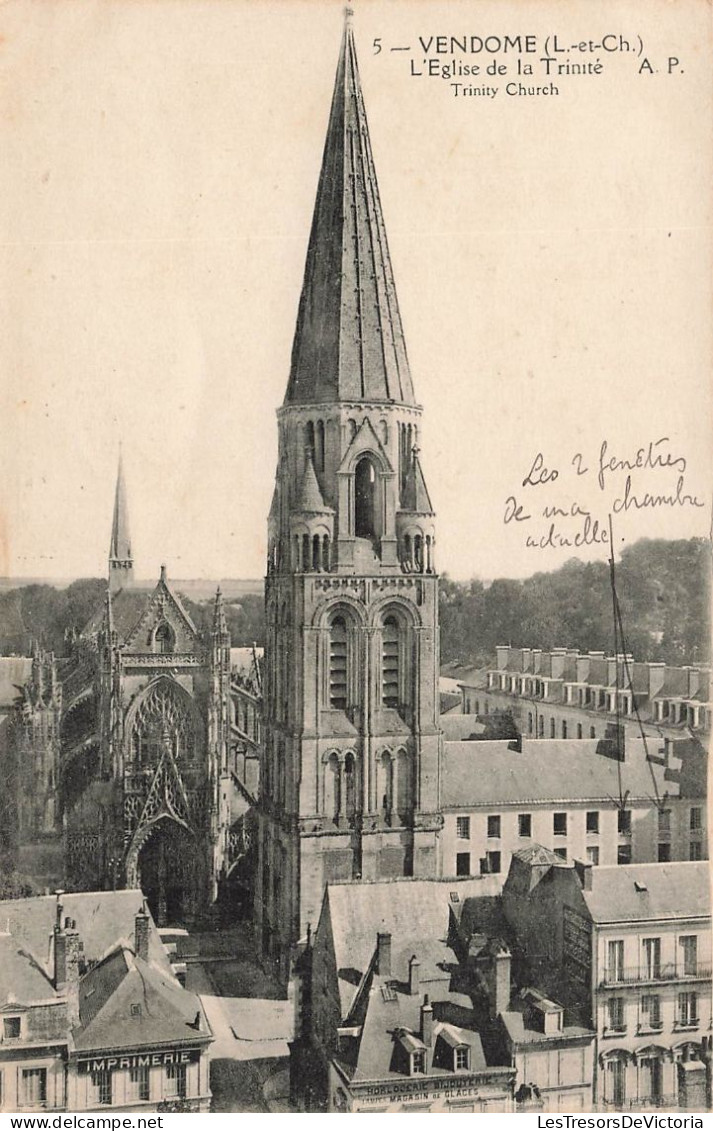 FRANCE - Vendome (L Et Ch) - Vue Générale Sur L'église De La Trinité A P - Trinity Church - Carte Postale Ancienne - Vendome