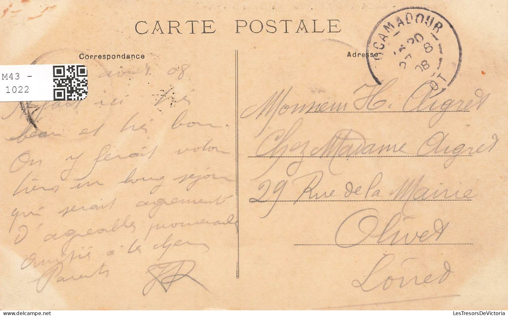 FRANCE - Rocamadour - Vue Générale Et La Vallée - Carte Postale Ancienne - Rocamadour