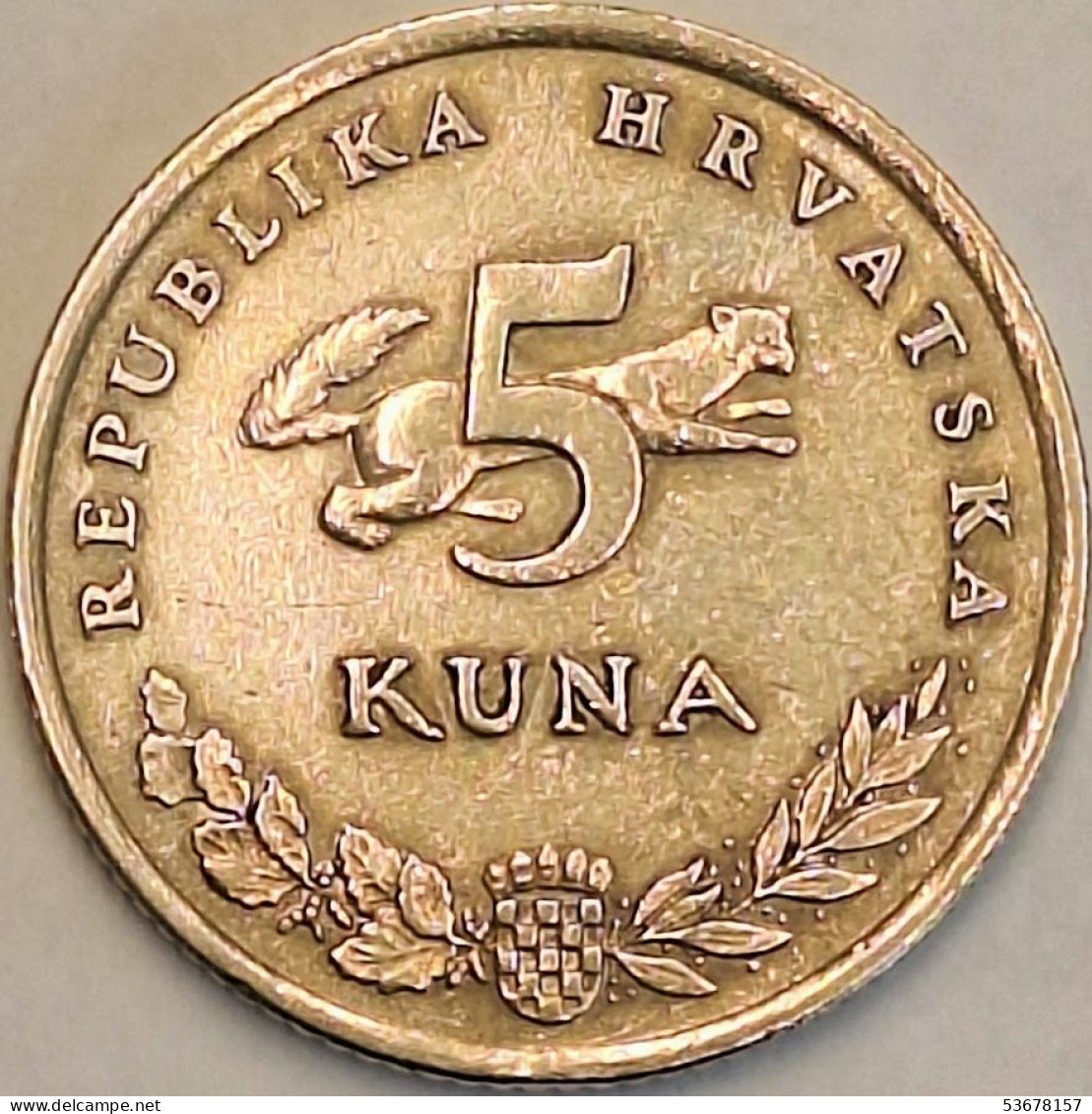 Croatia - 5 Kuna 1996, KM# 23 (#3569) - Kroatië