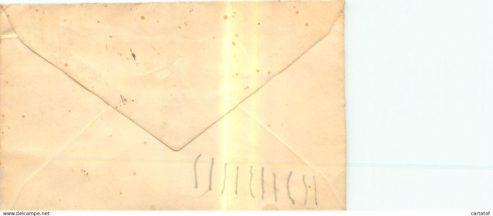 Petite Enveloppe Avec Timbre POSTES FRANCAISE 1,50 F De 1943 Oblitéré à EVIAN Les BAINS - Usati
