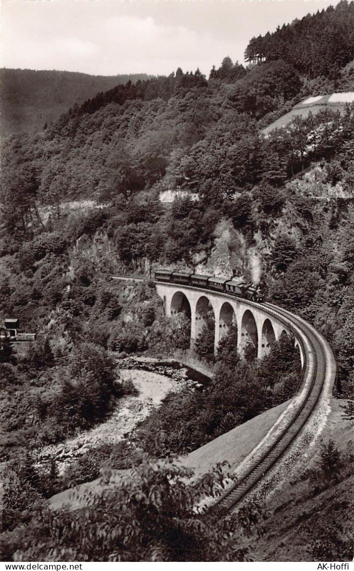 Gausbach Forbach Im Schwarzwald - Tennetschluchtbrücke, Dampflok (2815) - Forbach