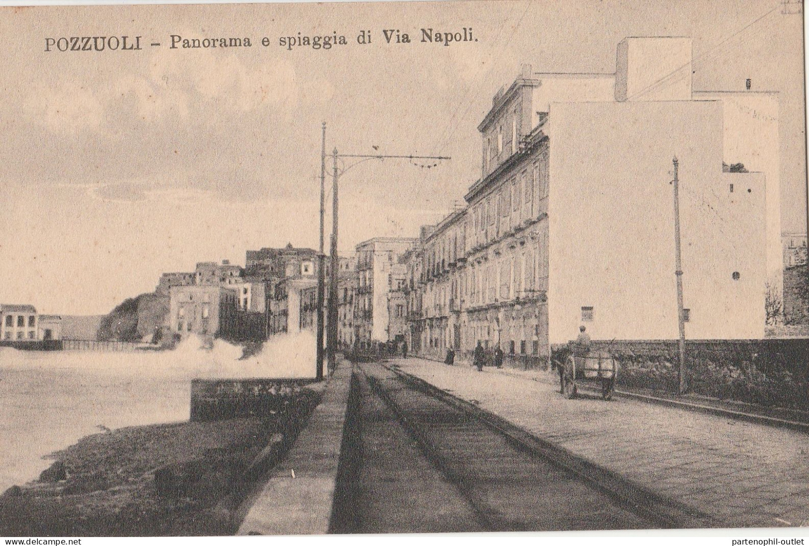 Cartolina - Postcard / Non Viaggiata  /  Pozzuoli - Spiaggia Via Napoli - Pozzuoli