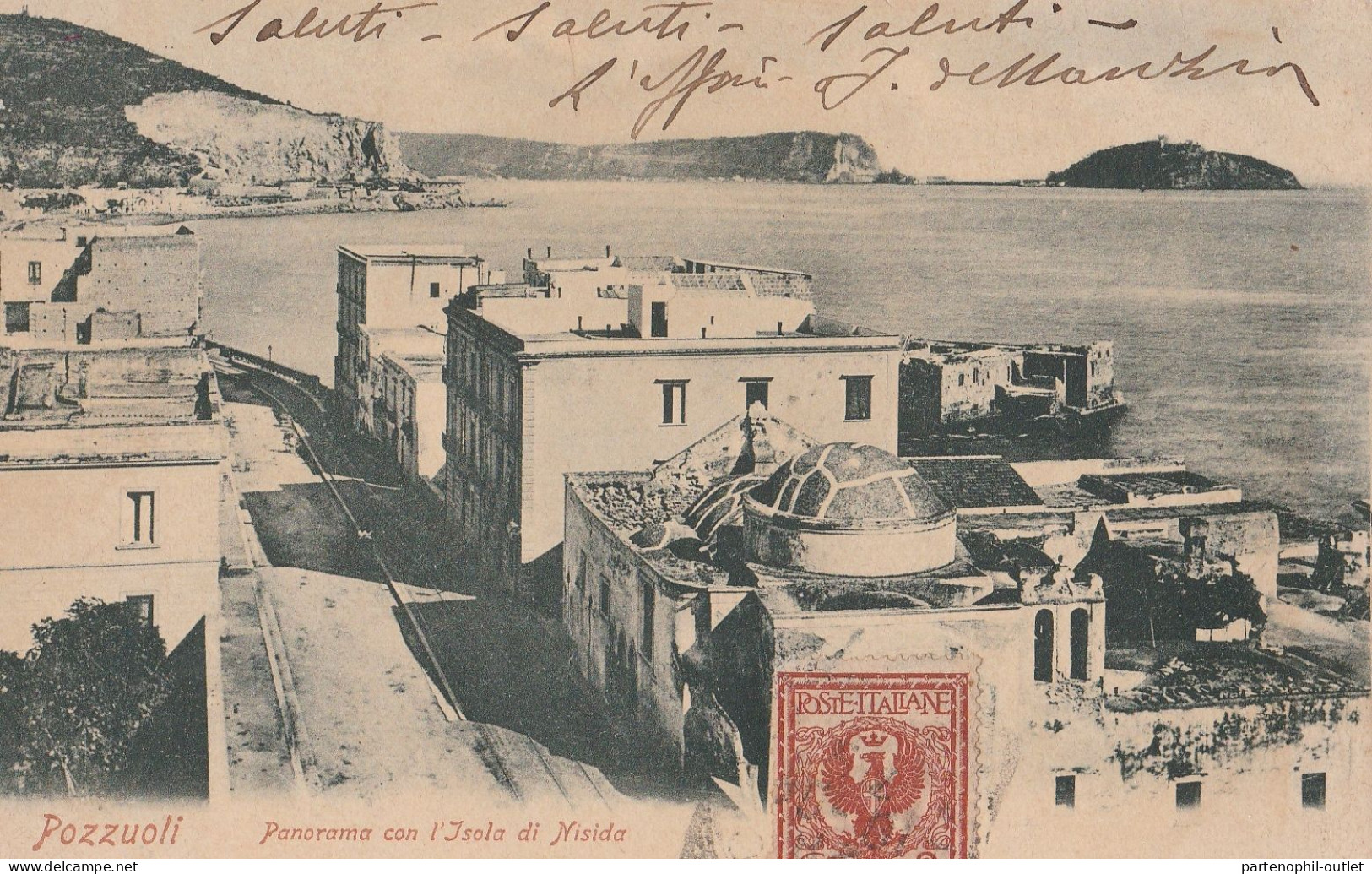 Cartolina - Postcard /  Viaggiata  /  Pozzuoli - Veduta Con L'isola Di Nisida - Pozzuoli