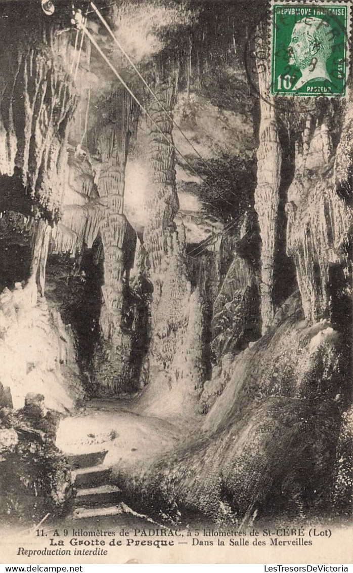 FRANCE - La Grotte De Presque - Dans La Salle Des Merveilles - Carte Postale Ancienne - Sonstige & Ohne Zuordnung