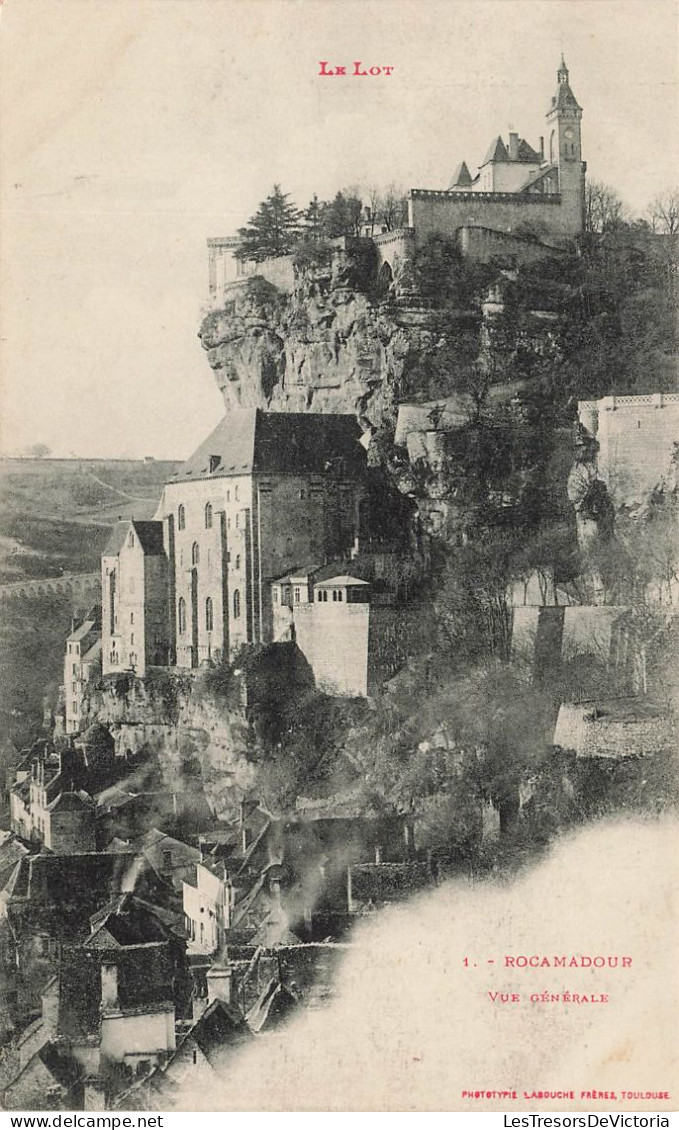 FRANCE - Rocamadour - Vue Générale - Carte Postale Ancienne - Rocamadour