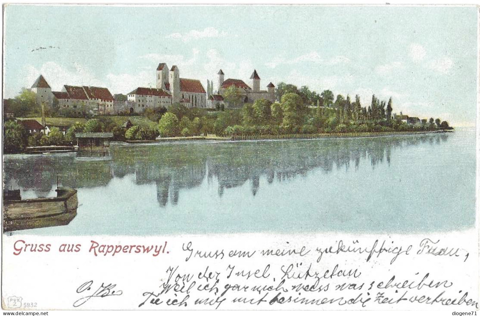 Gruss Aus Rapperswyl 1903 - Rapperswil-Jona