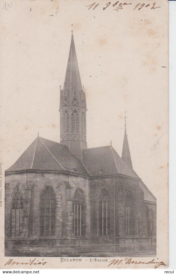 HAUTE MARNE -  ECLARON -  L'Eglise - Eclaron Braucourt Sainte Liviere