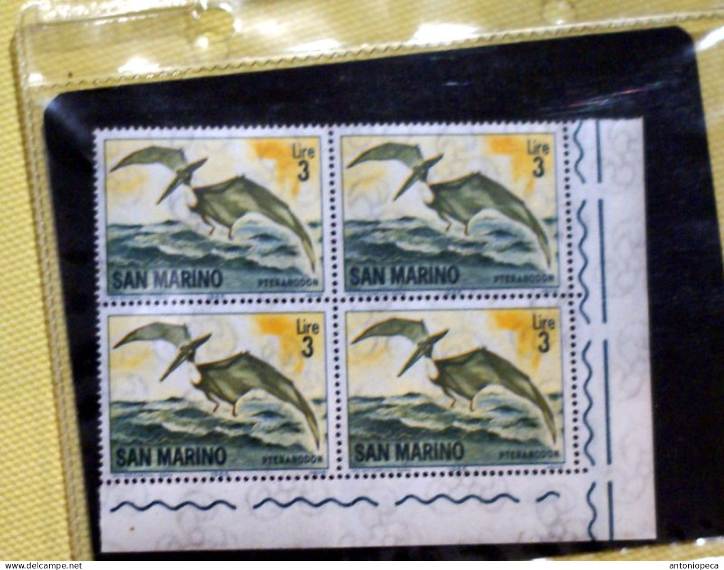 SAN MARINO 1965, ANIMALI PREISTORICI BLOCKS MNH**