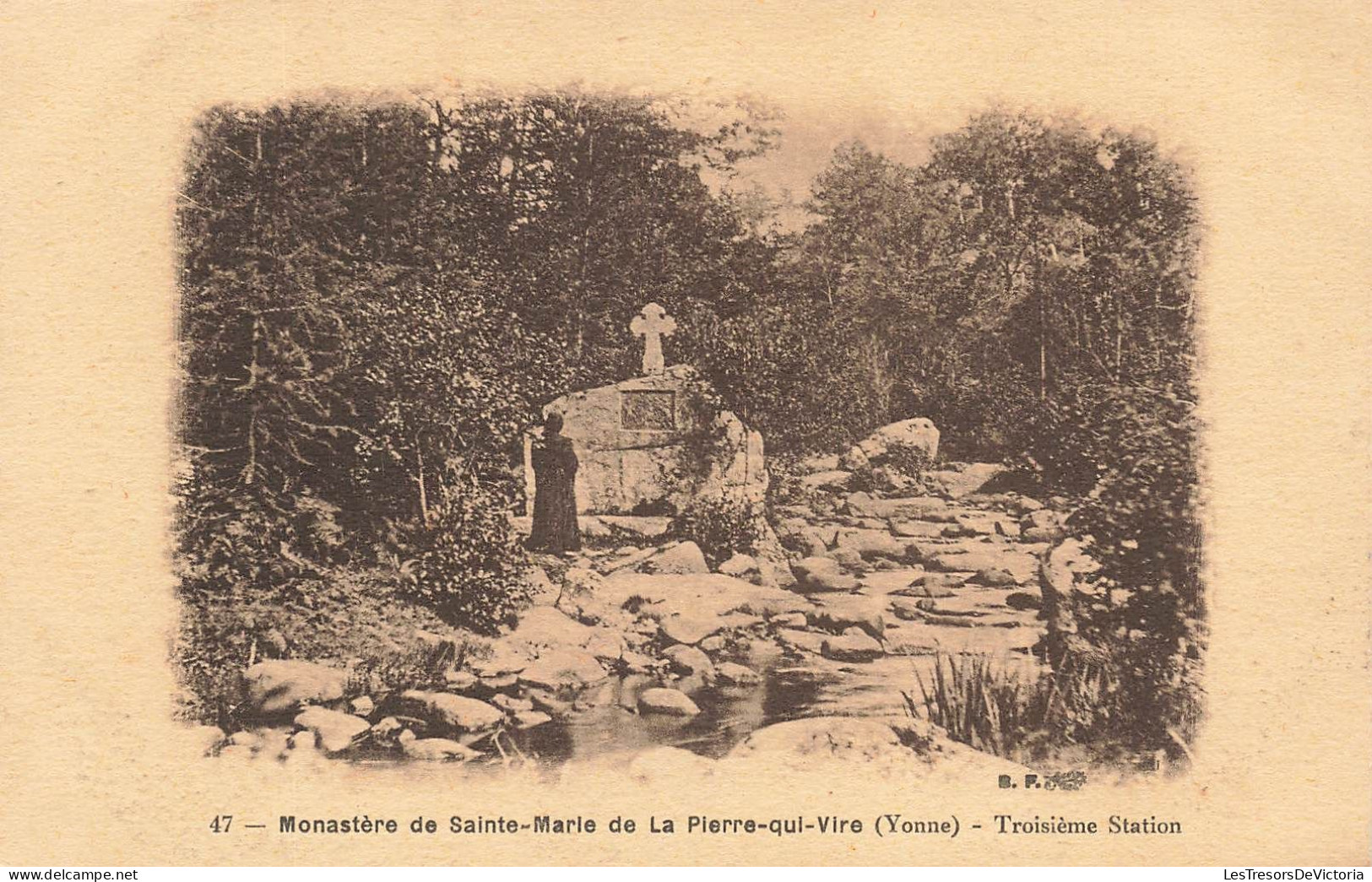 FRANCE - Monastère De Sainte Marie De La Pierre Qui Vire (Yonne) - Troisième Station - Carte Postale Ancienne - Autres & Non Classés