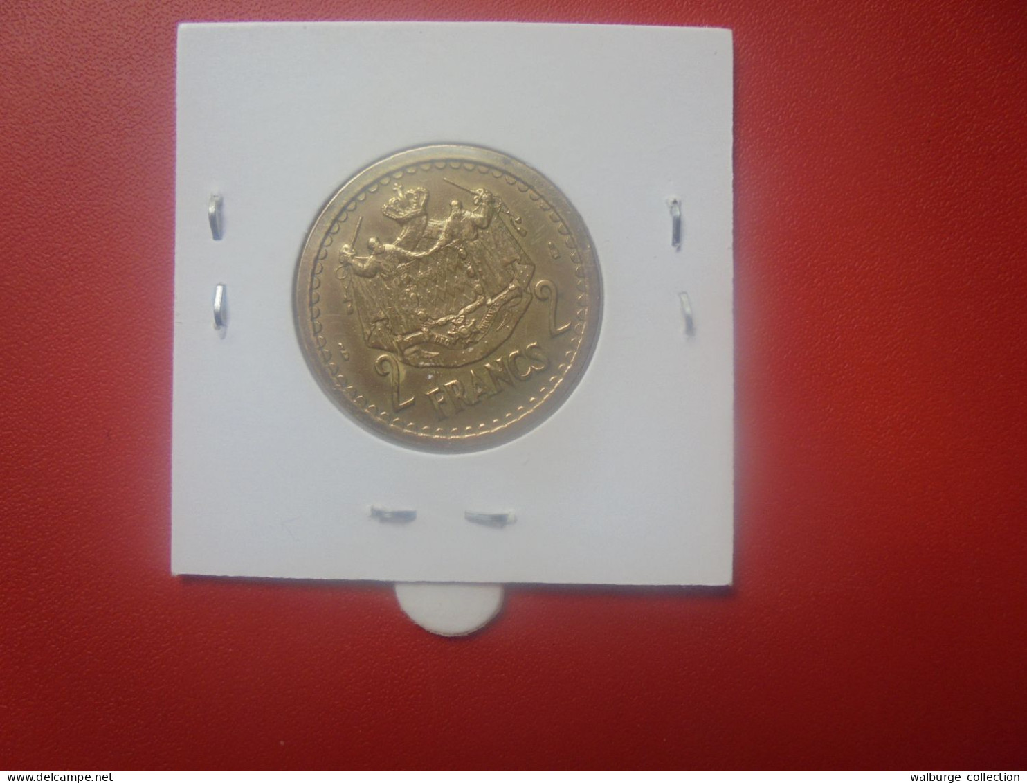 MONACO 2 Francs 1943 (A.10) - 1922-1949 Luigi II