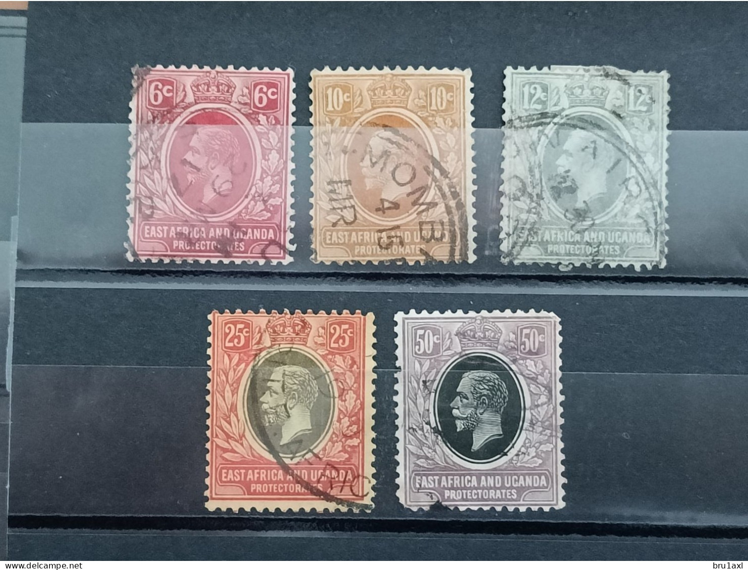 British East Africa & Uganda 1912 Part Of Set Yv 135-140 (345) - Brits Oost-Afrika