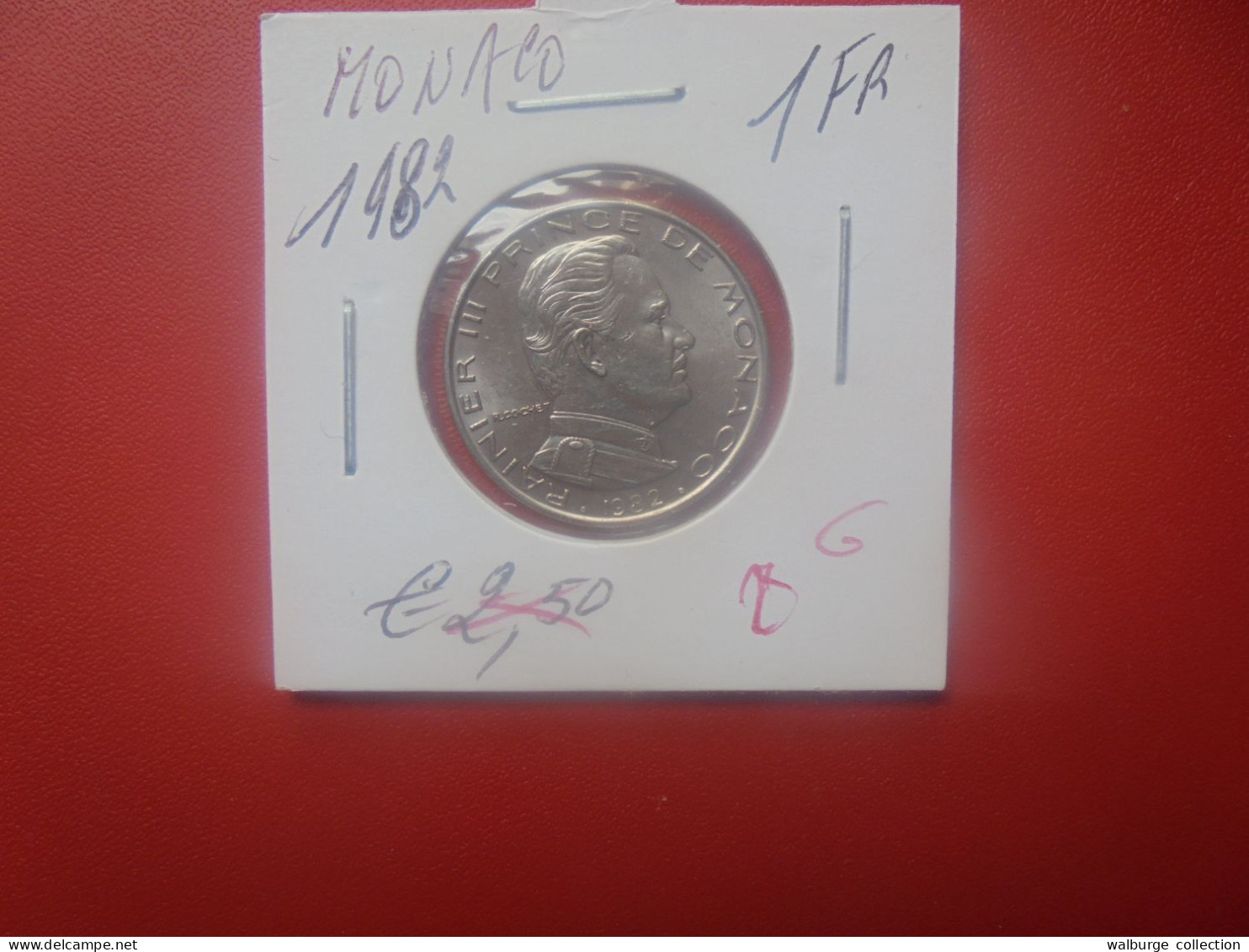 MONACO 1 Franc 1982 (A.10) - 1960-2001 Neue Francs