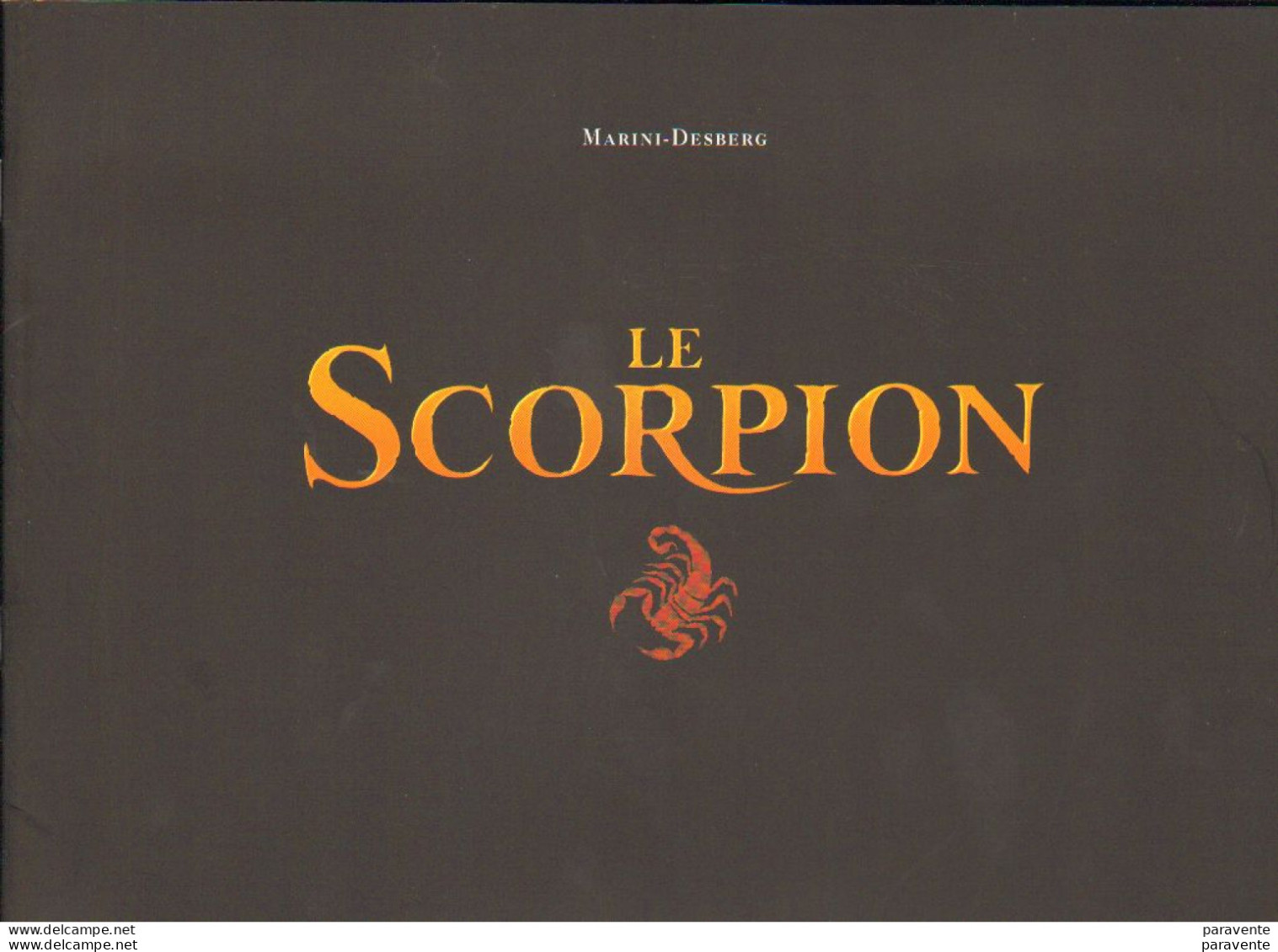 MARINI : Dossier De Presse SCORPION En 2000 - Dossiers De Presse