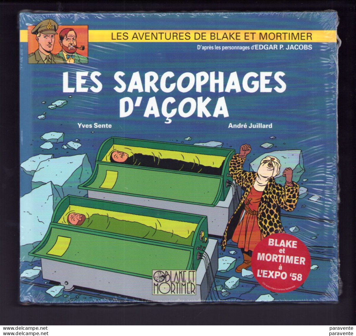 Tirage HORS SERIE Pour Le Soir LES SARCOPHAGES D'ACOKA Blake Et Mortimer 2008 ( Emballé ) - Juillard